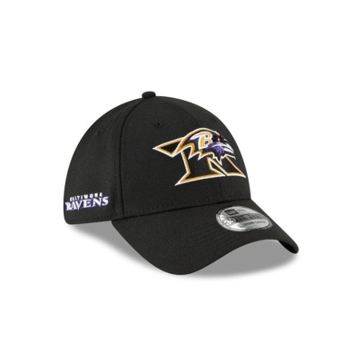 Sapca New Era Baltimore Ravens NFL Logo Mix 39THIRTY Stretch Fit - Negrii